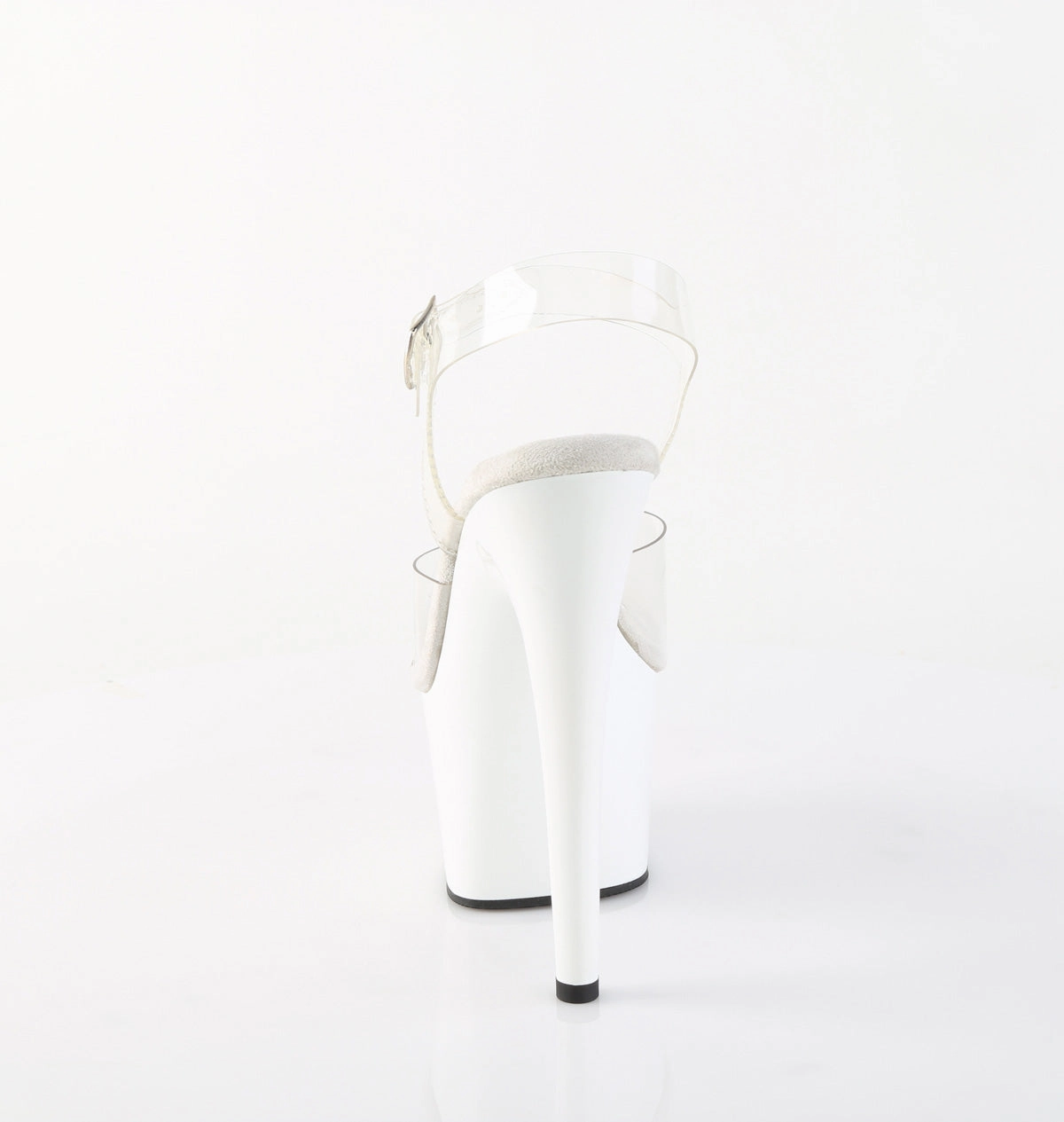 7 Inch Heel ADORE-708 Clear White High Heels Originally