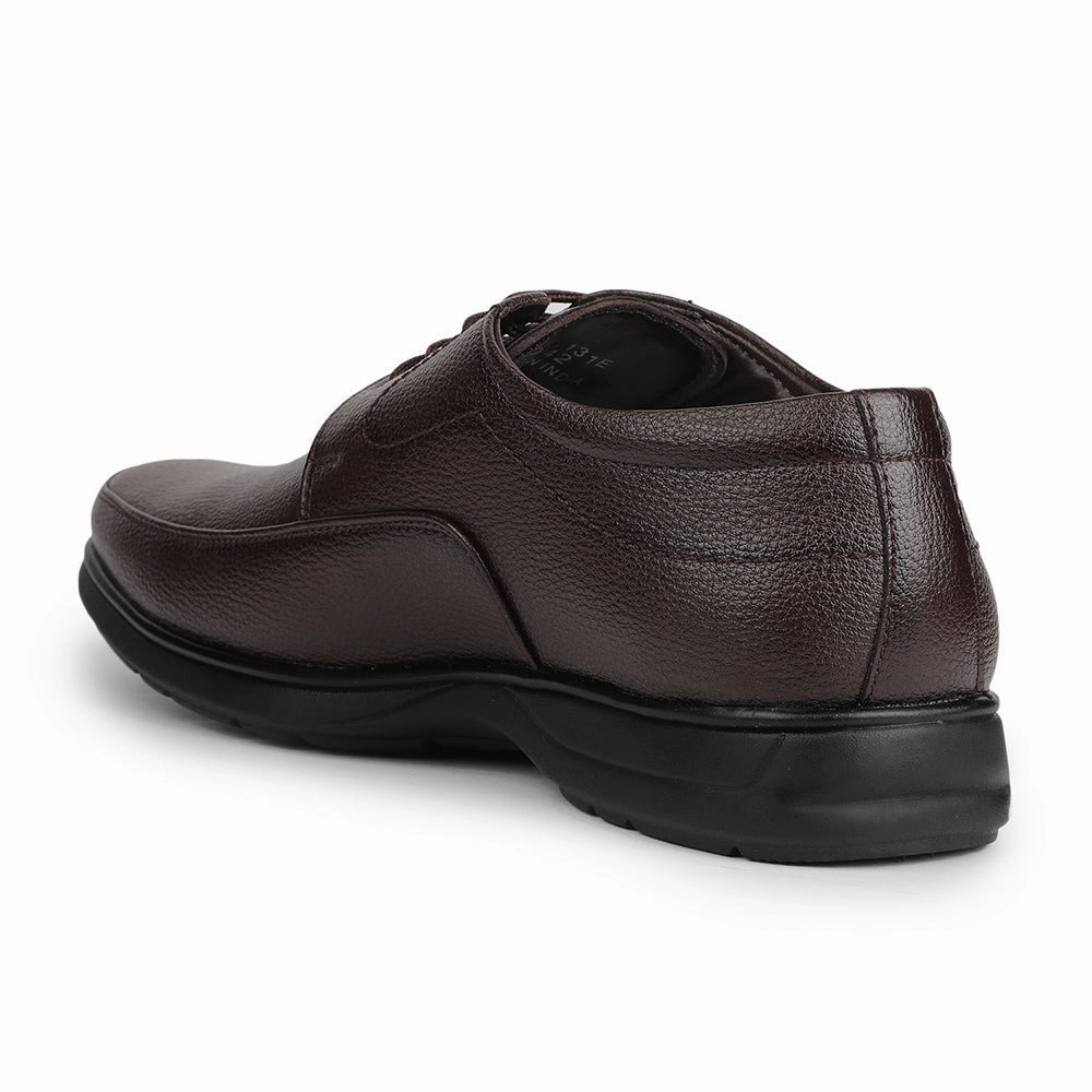 Fortune Brown Formal Lacing Derby Shoes For Men HOL-131E By Liberty Difference Derby And Oxford Shoes