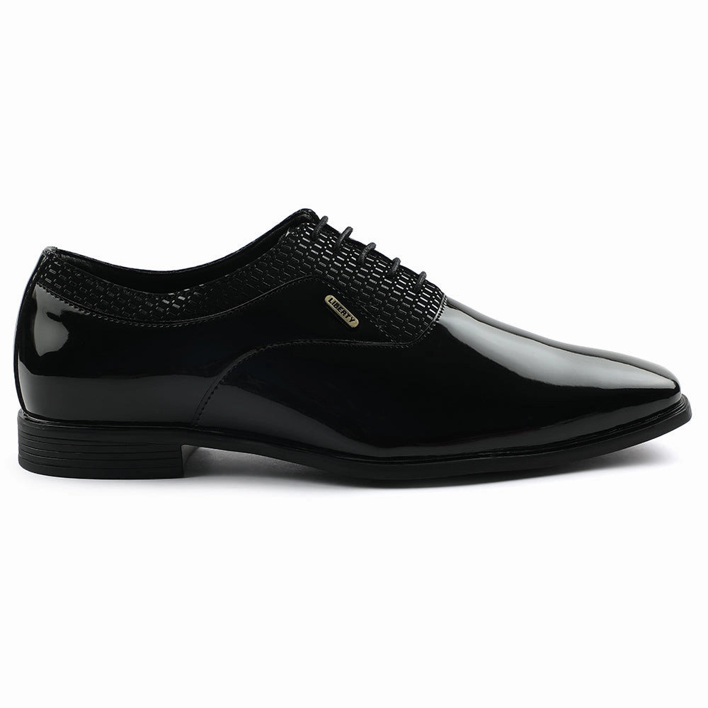Force V Climbing Shoe Fortune Black Formal Lacing Oxford Shoes For Mens A998-07 By Liberty