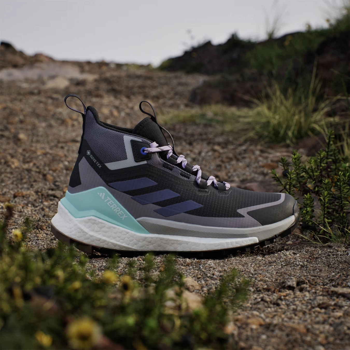 Xa Pro 3d V9 Hiking Shoes Adidas Terrex Womens Free Hiker 2.0 Gore-Tex Hiking Shoes Core Black / Preloved Violet / Taupe Oxide