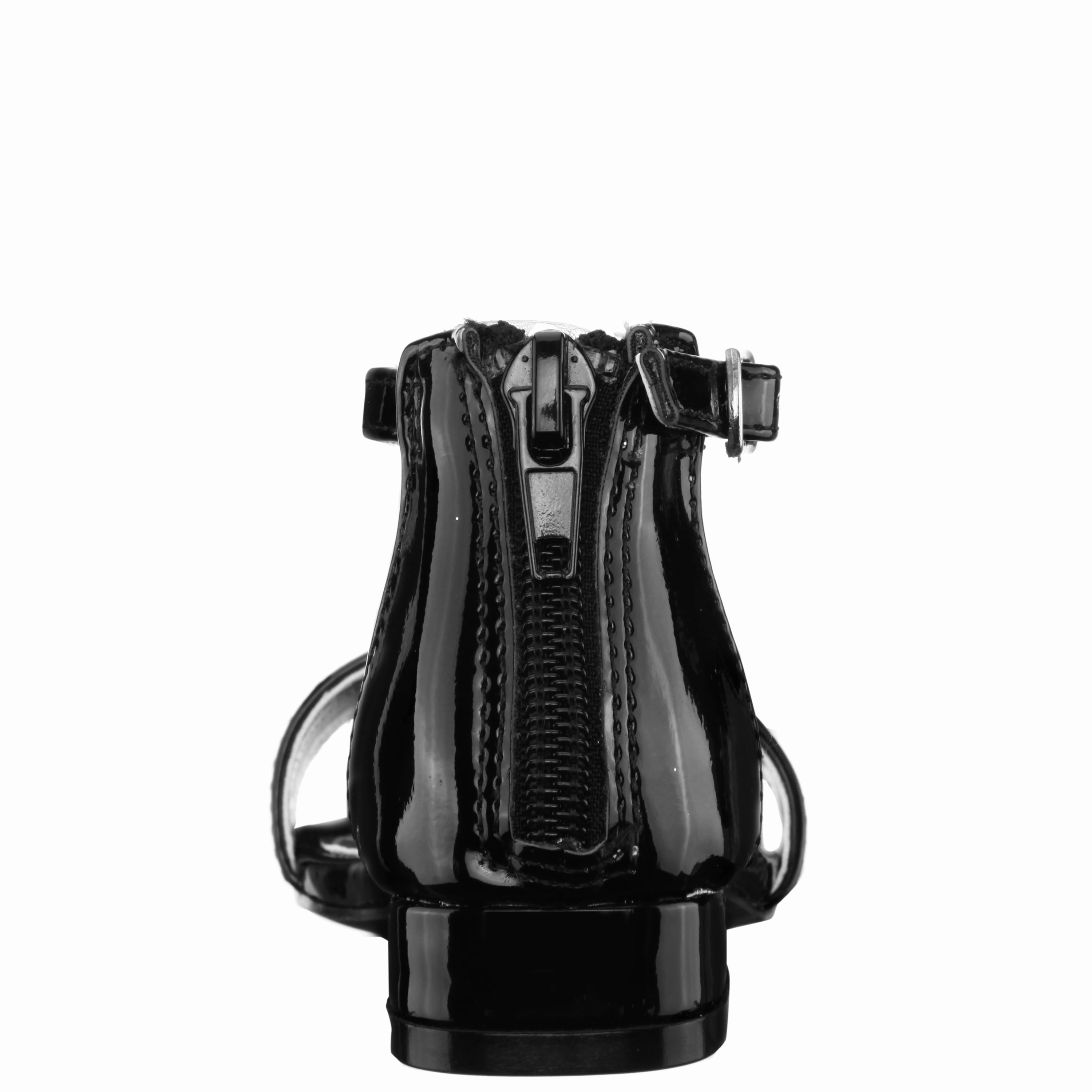 Sandals With Heels HIDI-T-BLACK PATENT