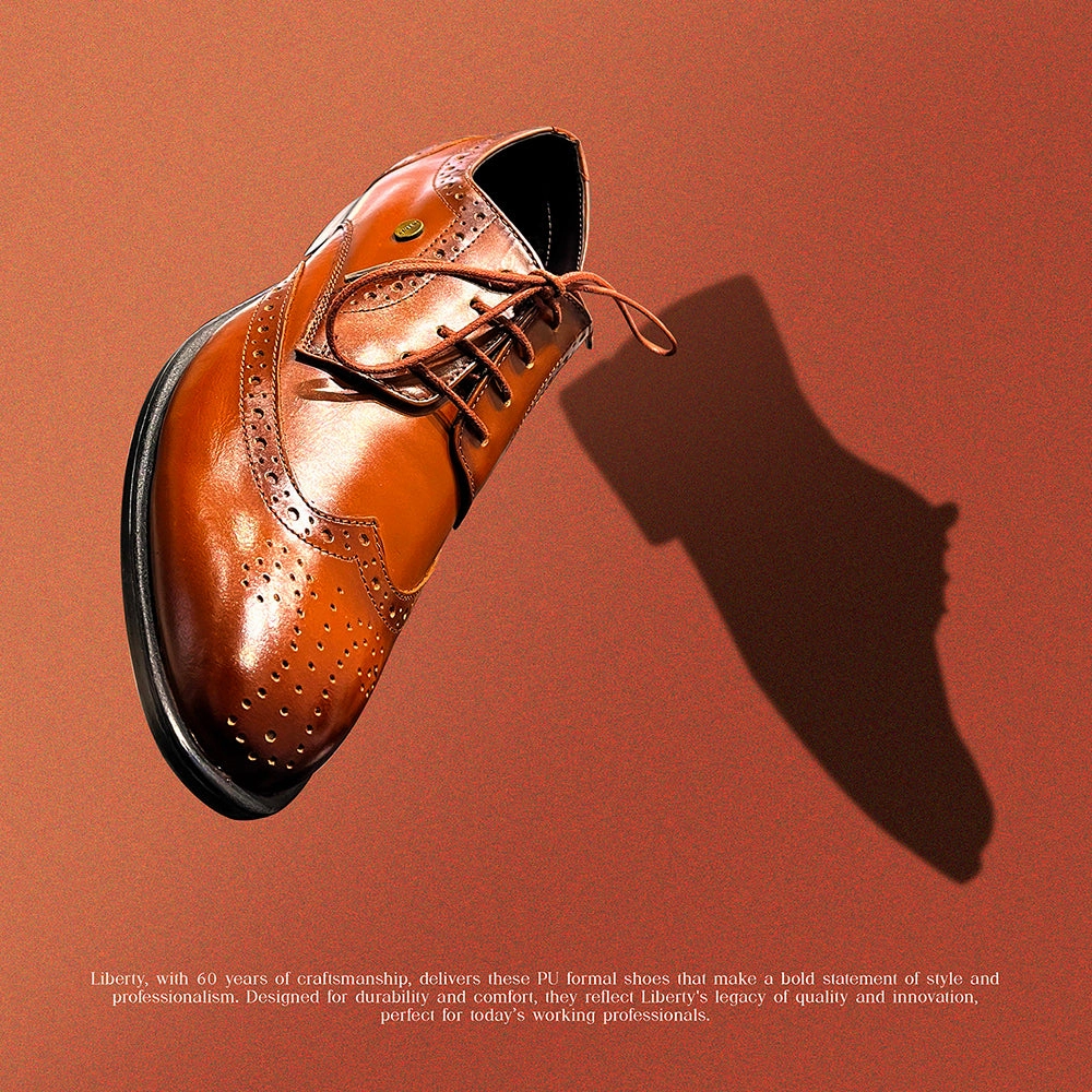 Beginner Shoes Climbing Fortune Tan Lacing Formal Oxford Shoes For Men BELGIUM01E By Liberty