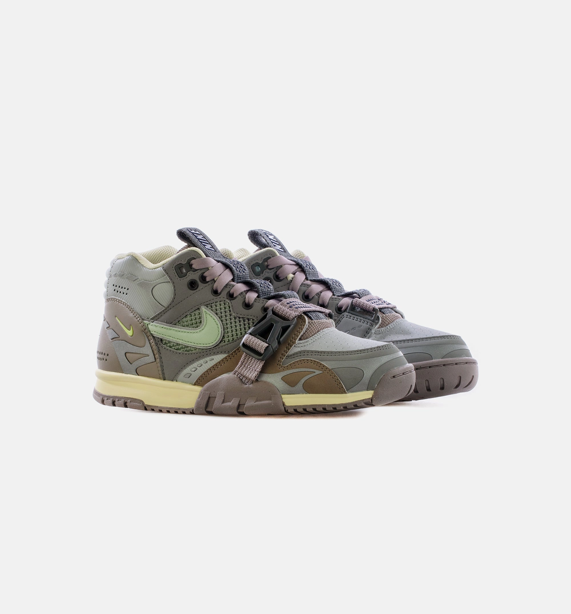Air Trainer 1 Utility Light Smoke Grey Mens Lifestyle Shoe - Light Smoke Grey/Honeydew/Particle Grey Ross Hiking Shoes