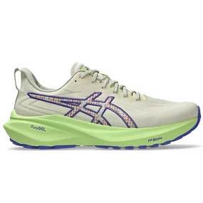 Men's Asics GT-2000 13 TR, Nature Bathing/Lime Green, 9 D Medium Asics Golf Shoes Waterproof