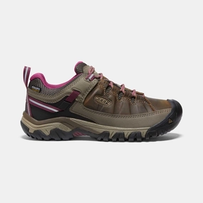 Women's Keen Targhee III Low Waterproof, Weiss/Boysenberry, 6.5 B Medium Hiking Shoes Nearby