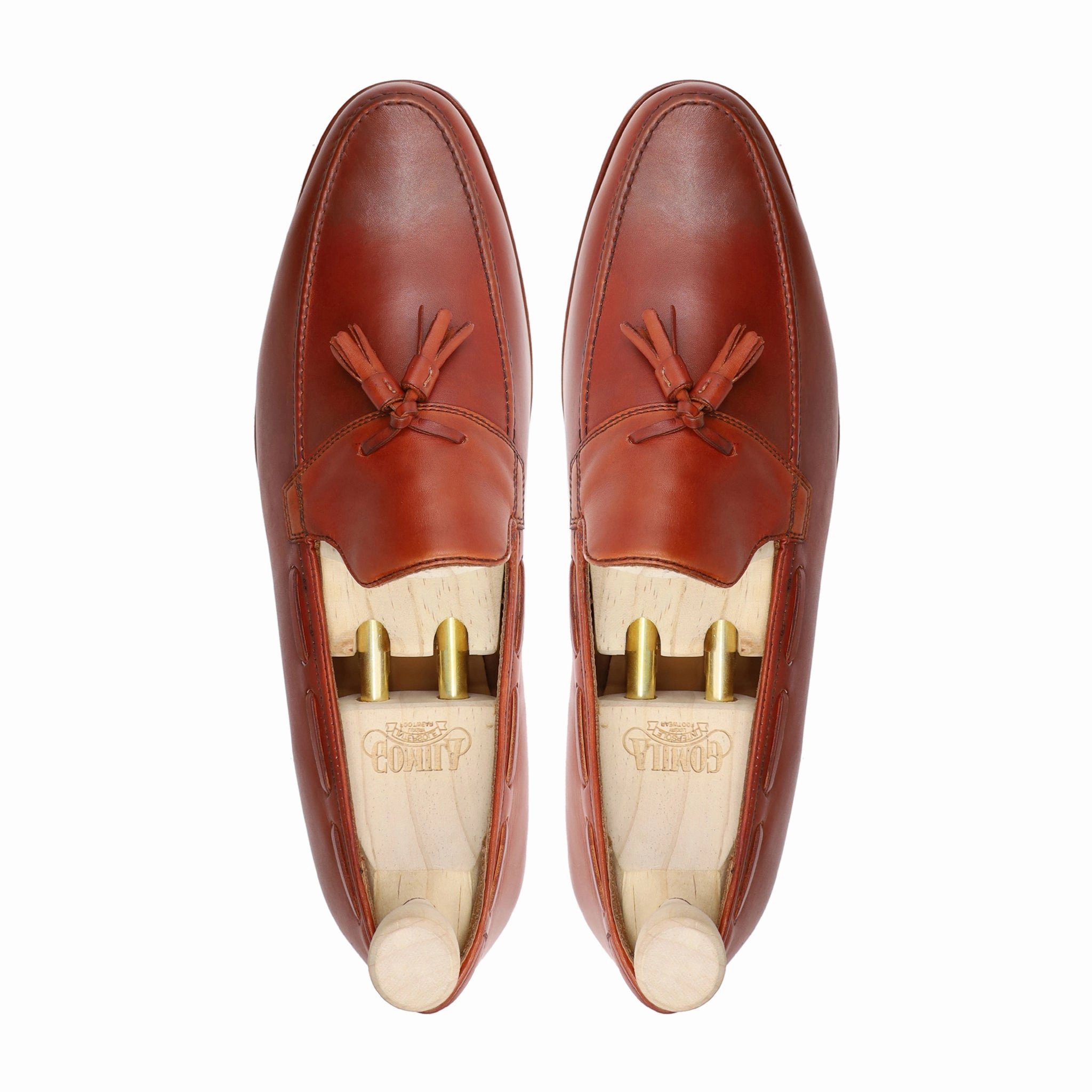 Loafers Velvet Iverness - Men's Orange Tan Calf Leather Loafer