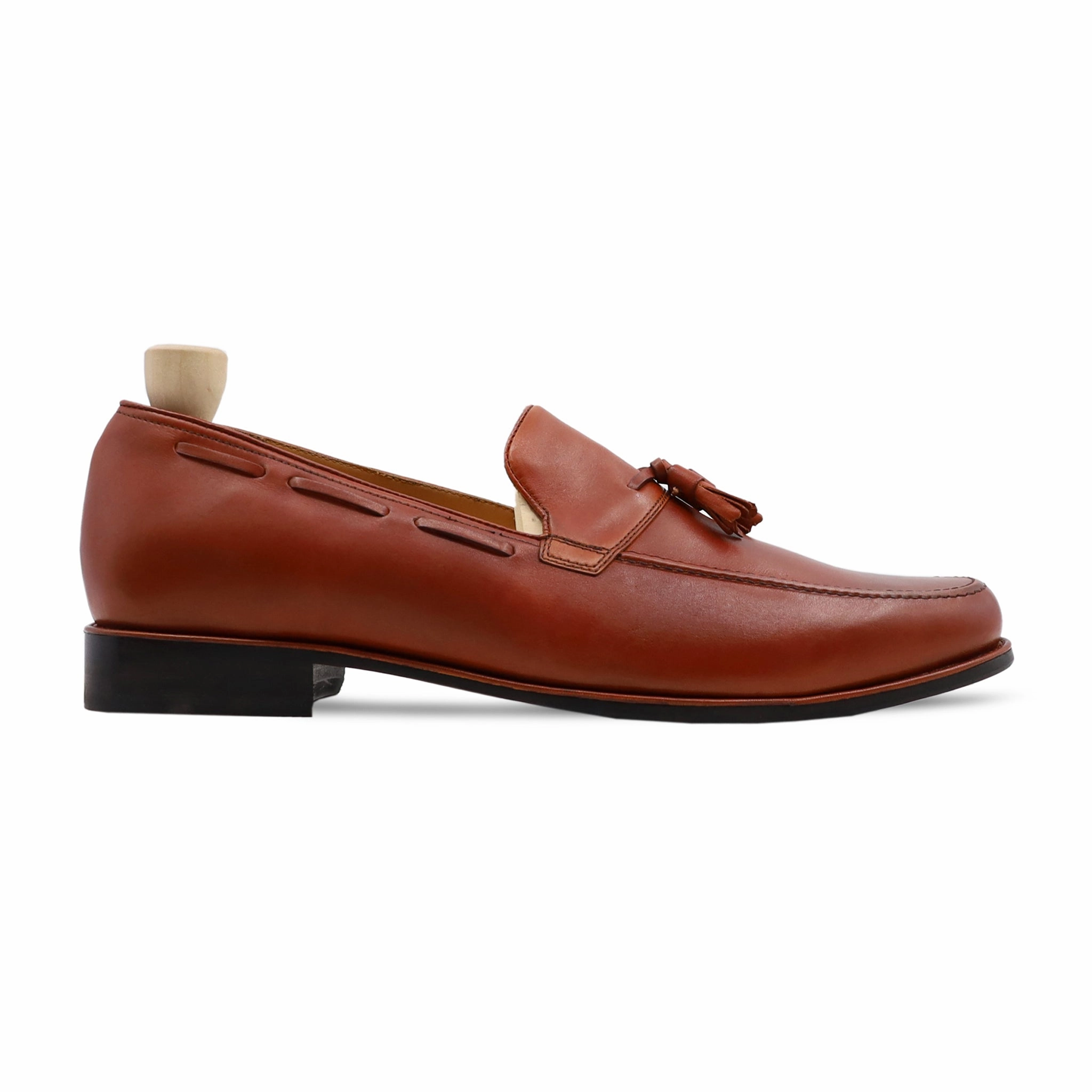 Iverness - Men's Orange Tan Calf Leather Loafer Cliffs By White Mountain Loafers
