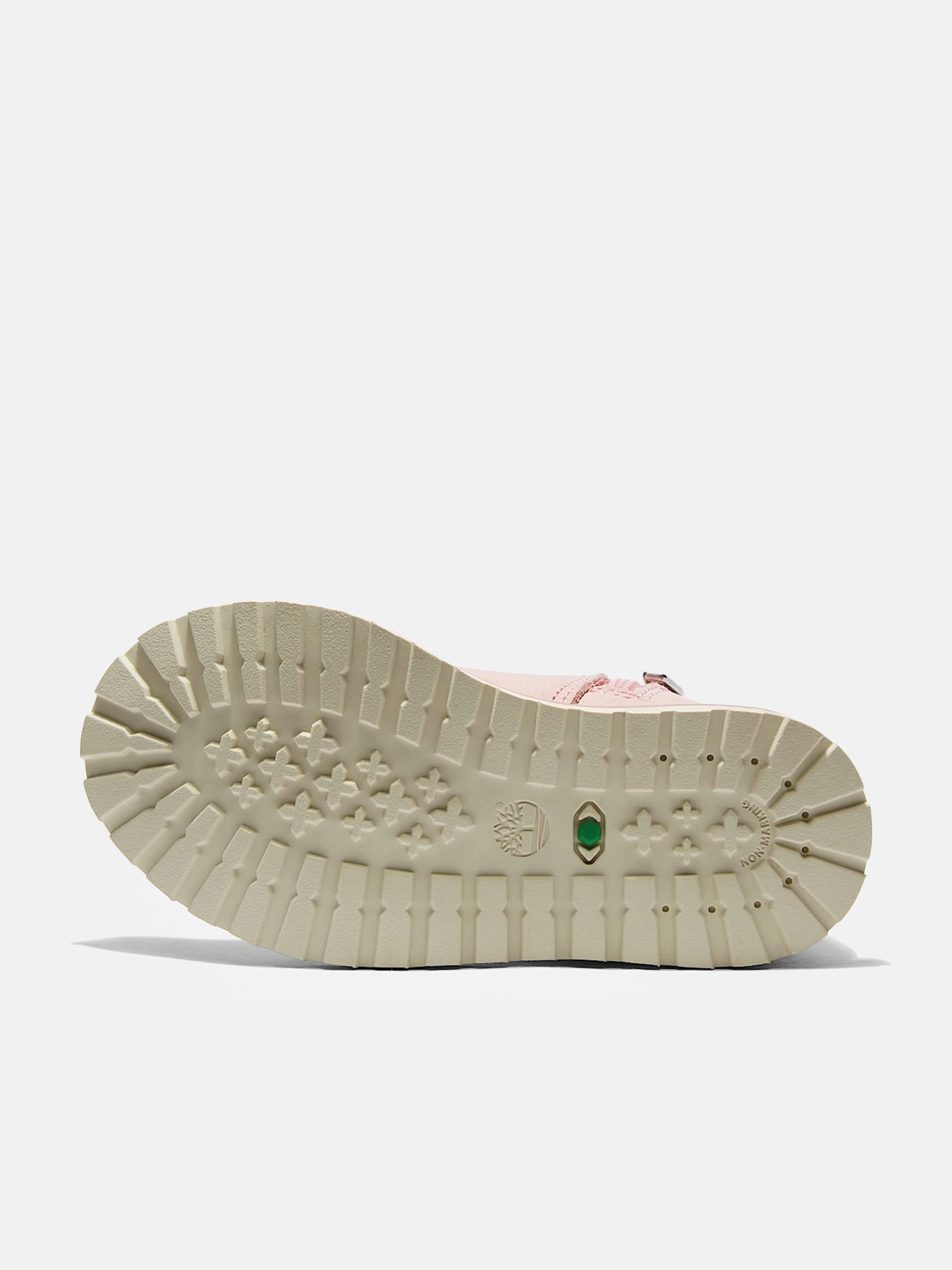 Comfortable Dress Boots Timberland Girls Pokey Pine Mid Lace Up Boots with Zip in Pink