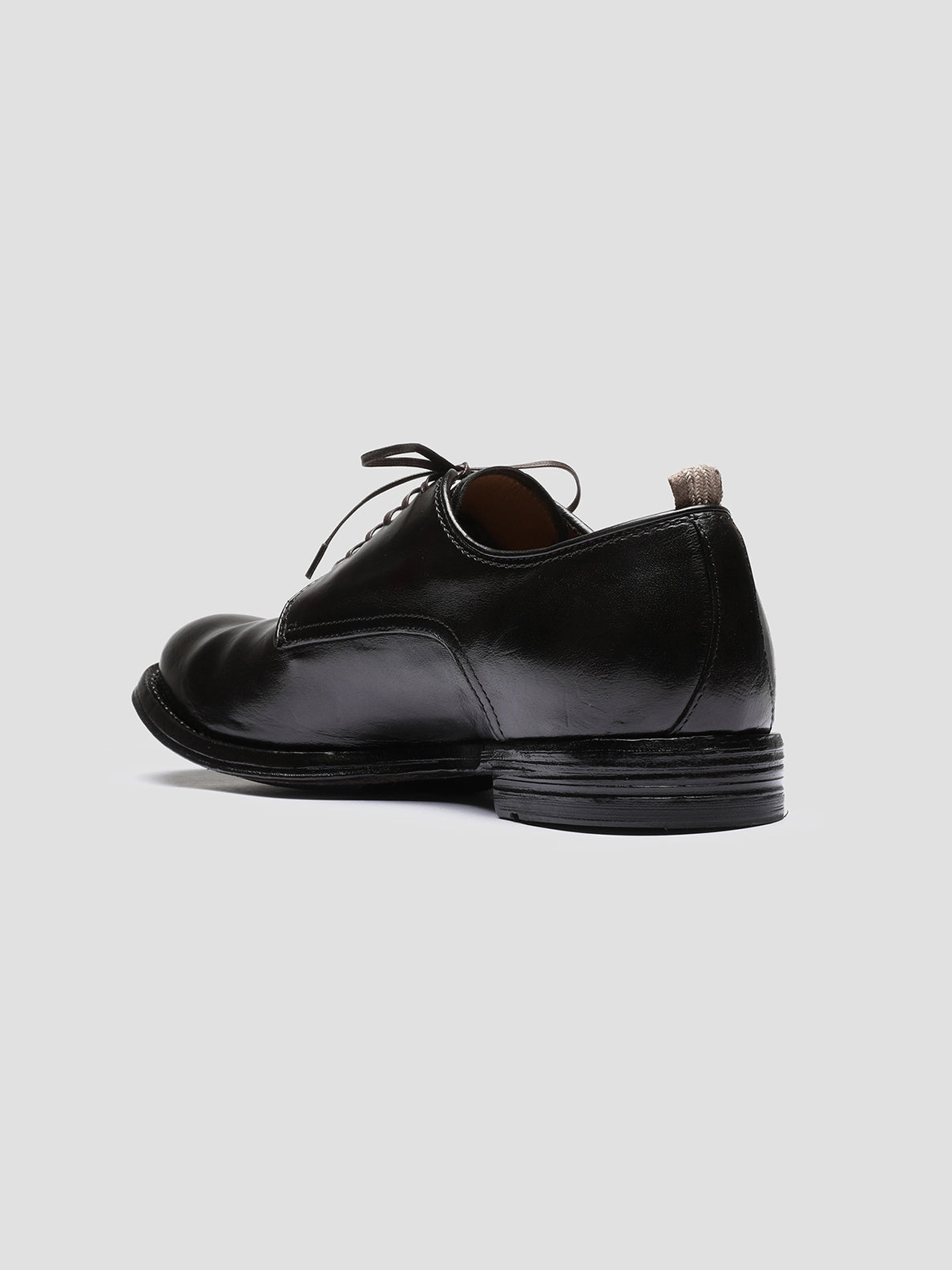 Apron Derby Shoes ANATOMIA 012 - Dark Brown Leather Derby Shoes