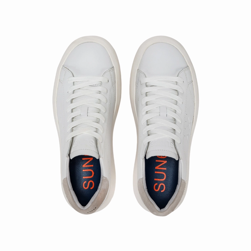 Sun68 scarpa sneakers da uomo Big Boy Classic Z34138 01 bianco Mini Brand Sneakers