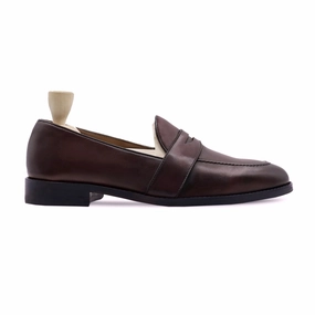 Loafers Massimo Bailarin - Men's Oxblood Calf Leather Loafer