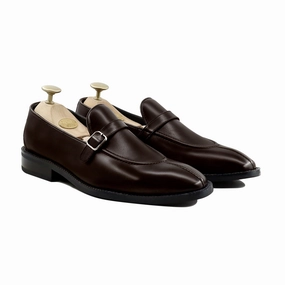 Joey Loafers Barroz - Men's Dark Brown Calf Leather Loafer Shoe