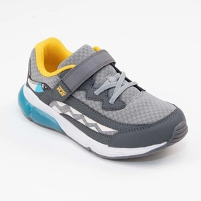 Difference Between Basketball Shoes And Running Shoes Big Boy Stride Rite M2P Lighted Reptile in Grey