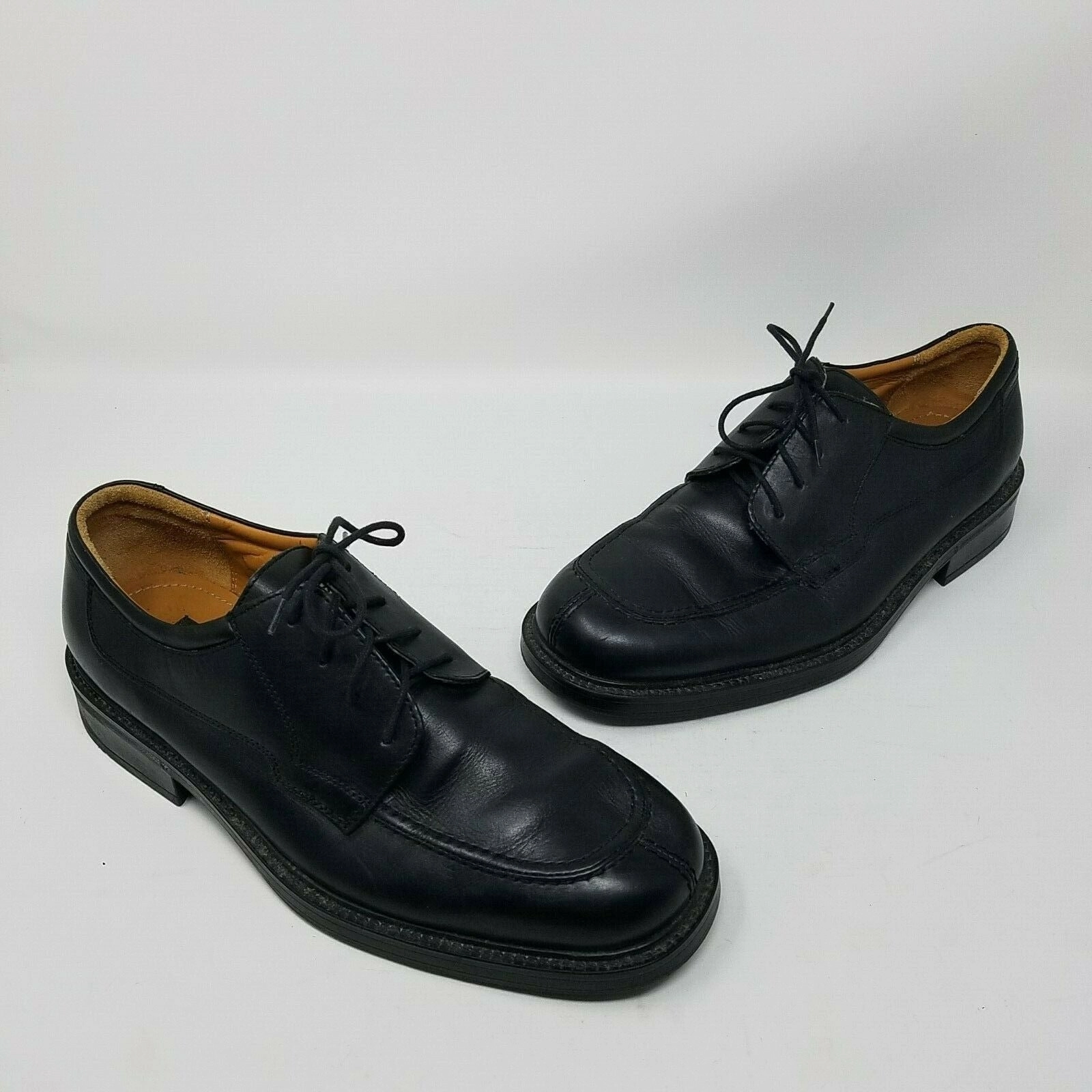 øriginalgrand Platform Monk Strap C Bill Blass Italy Evans Black Leather Split Toe Derby Dress Shoes Mens 10 Oxfords