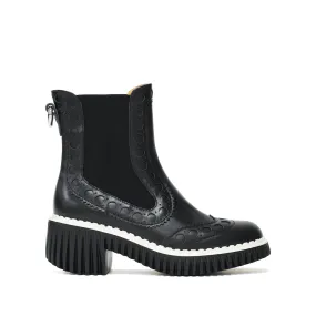 Loake Burford Brogue Boots PLITA CILLO BLACK