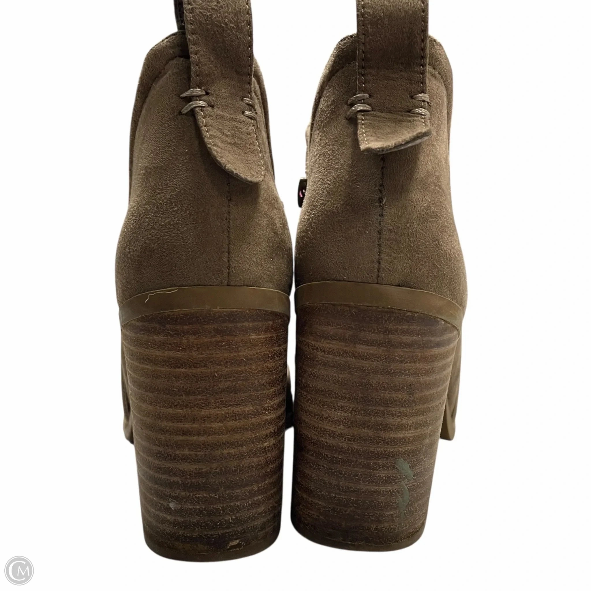 Bogs Waterproof Boots Boots Ankle Heels By Madden Girl In Bronze, Size: 8