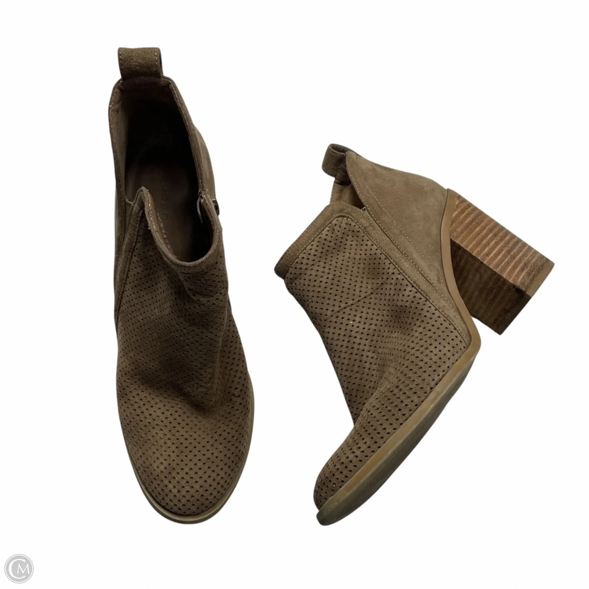 Boots Ankle Heels By Madden Girl In Bronze, Size: 8 Boots La Canadienne