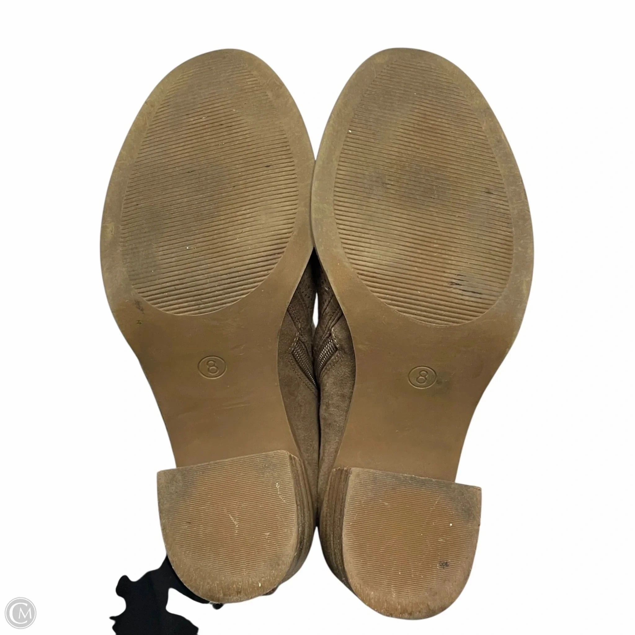 Boots Ankle Heels By Madden Girl In Bronze, Size: 8 Black Pointy Boots