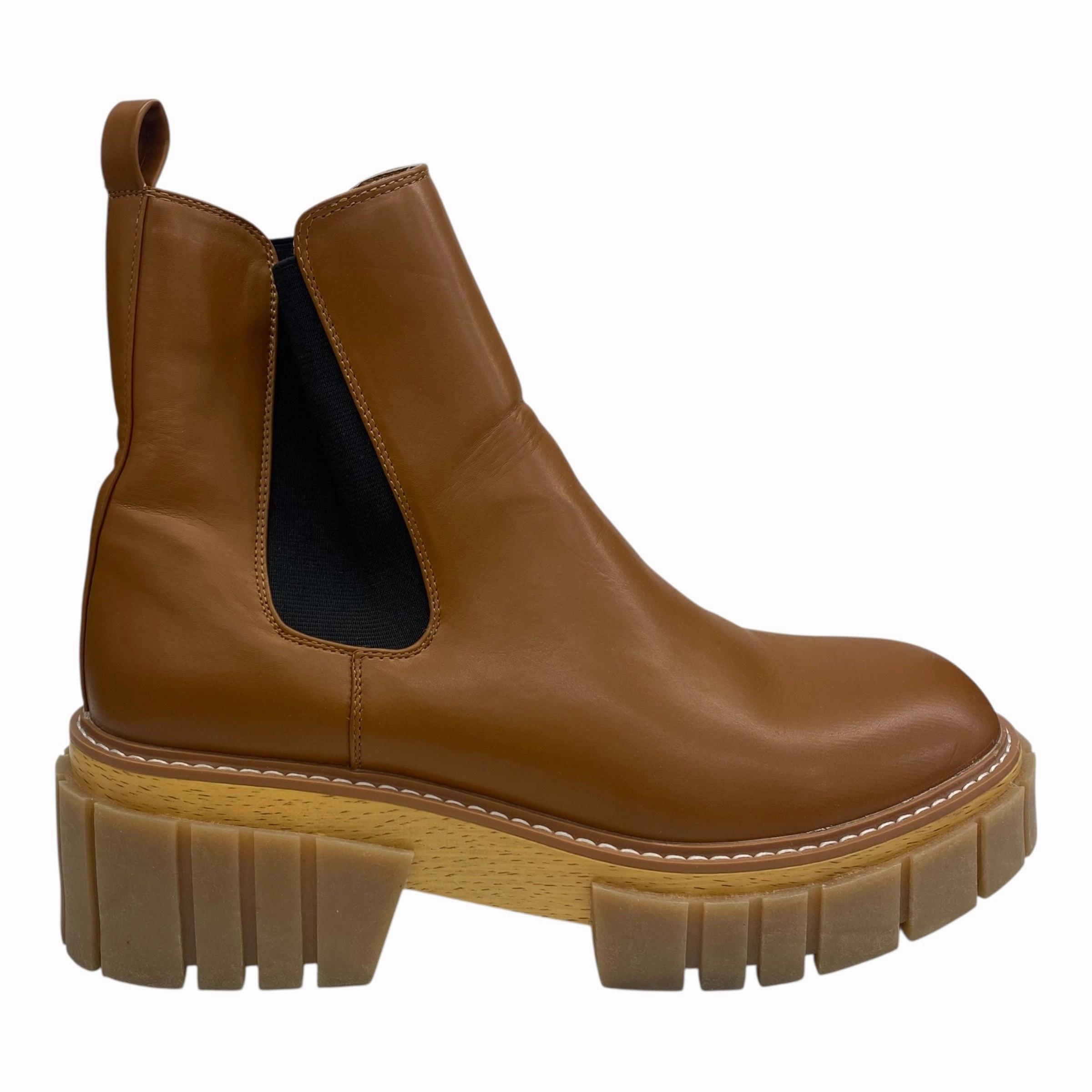 Boots Ankle Heels By Madden Girl In Brown, Size:11 Dress Shoes Boots