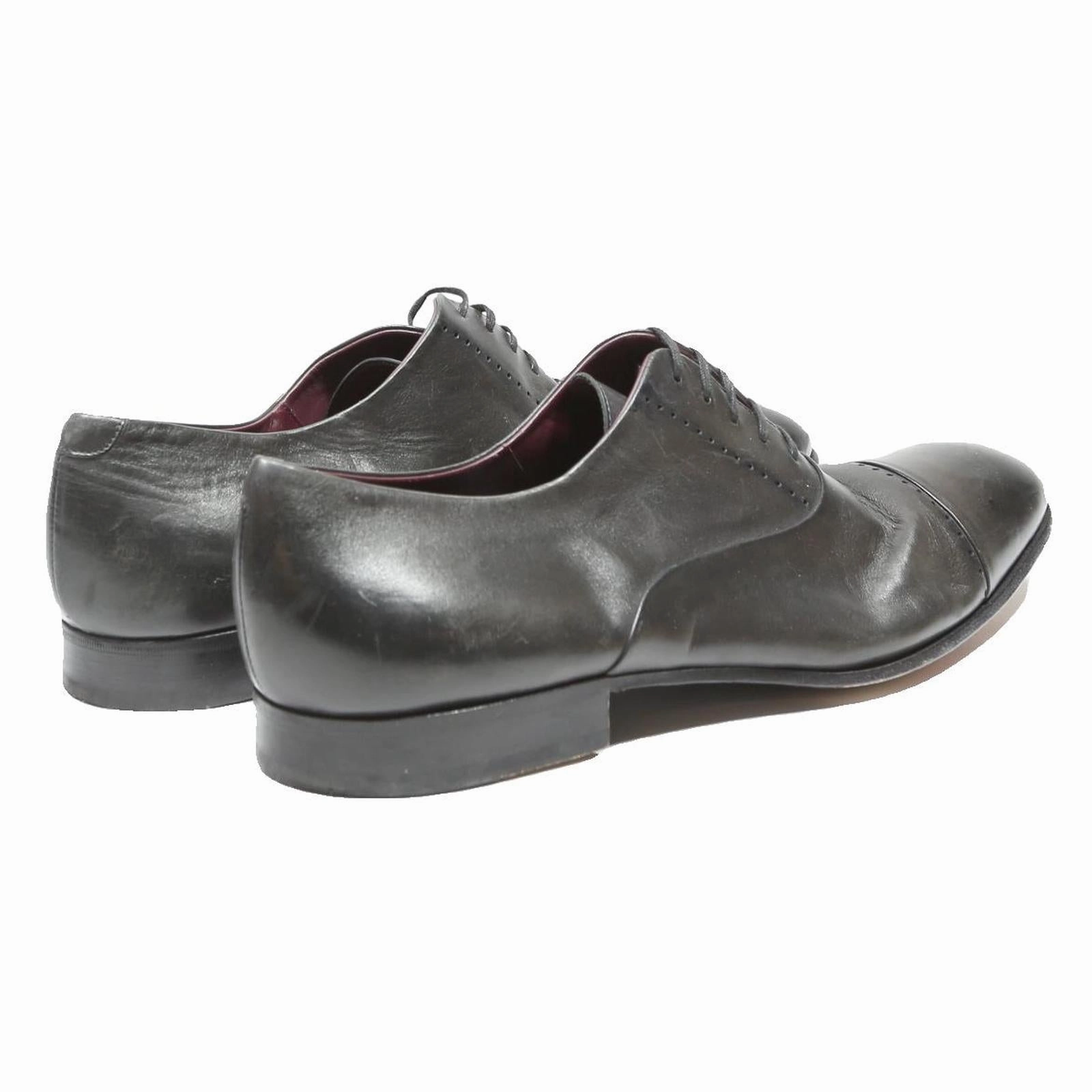 Oxford Brand BOSS Mens Leather Oxford Shoes Black UK 11 Classic Formal Dress Footwear