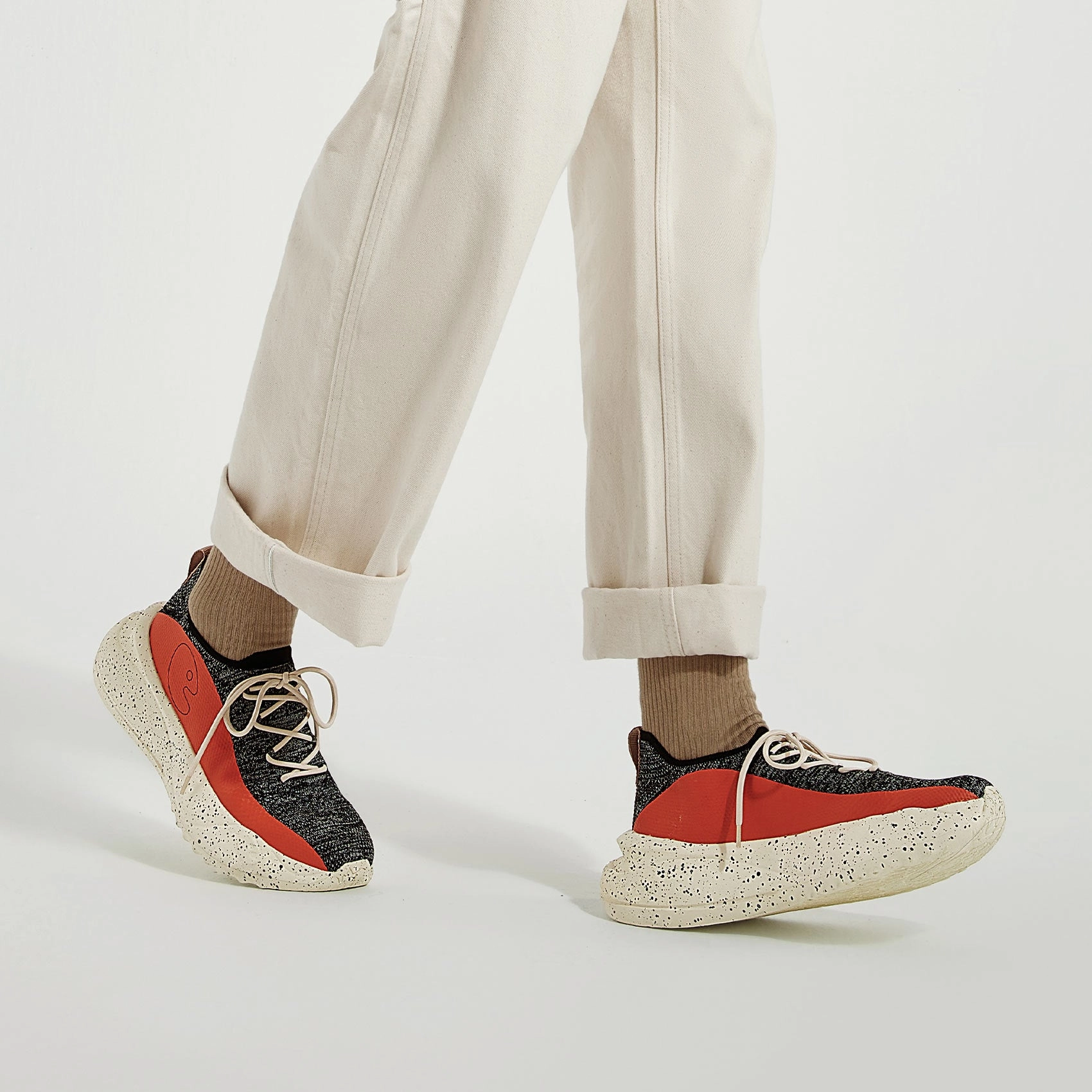 Bouncing Black Ruzaf IV Men Momentum Lace Rock Climbing Shoes