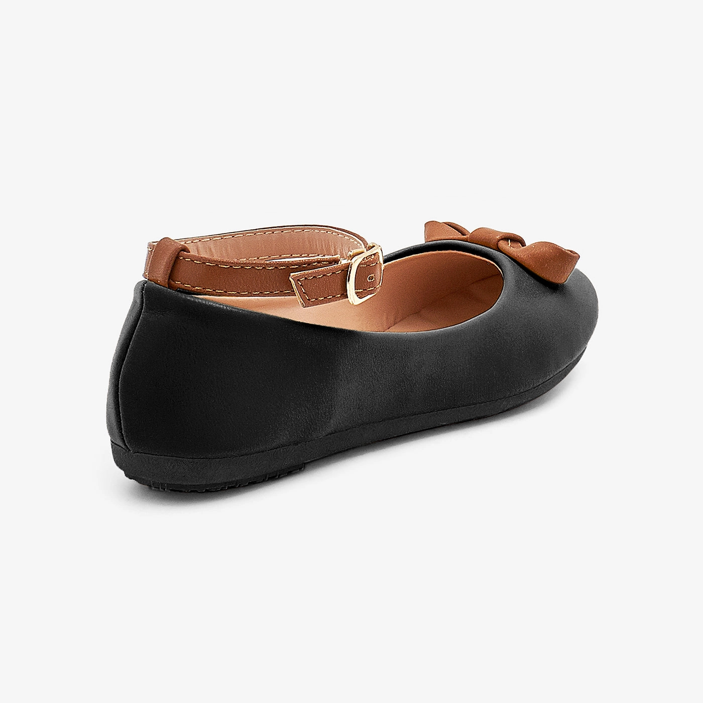 Navy Flat Sandals Bowed Girls Sandals