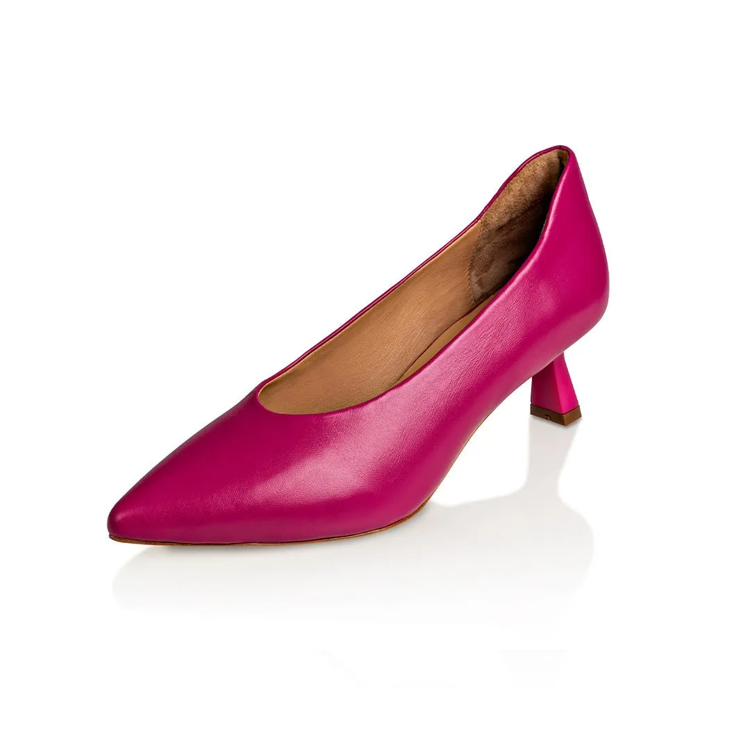 High Tops Wedge Heels Celine Pink Nappa