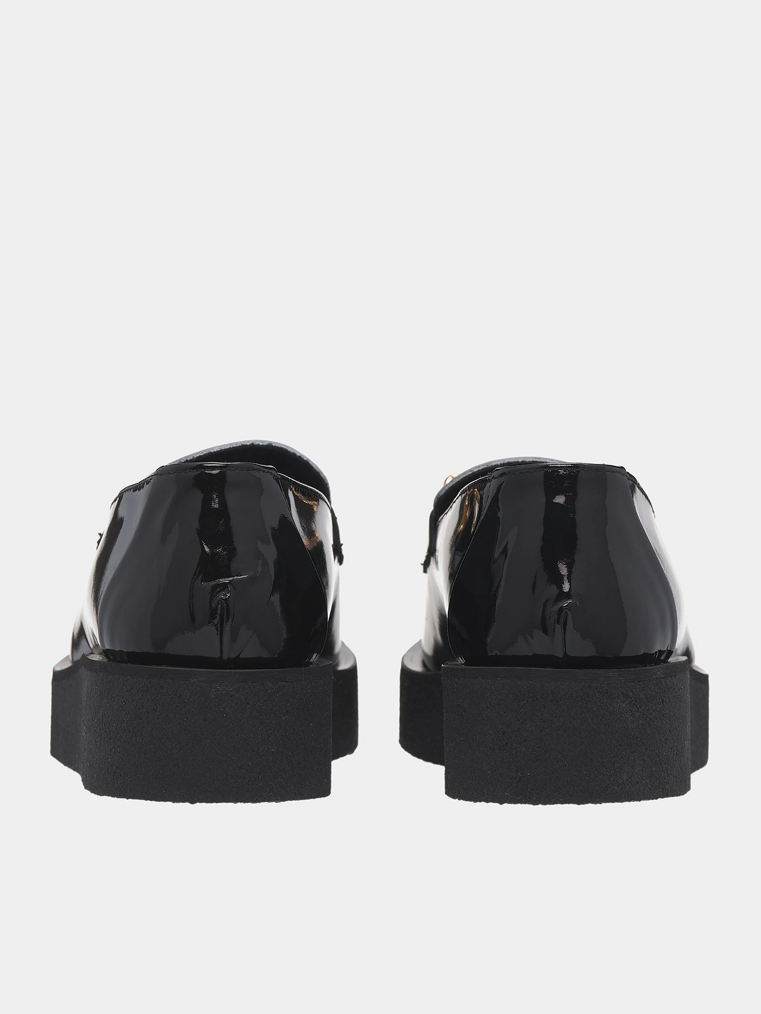 Chain Creeper Loafers (FT19C-LE94-BLACK-WHITE-PATENT) Loft Loafers