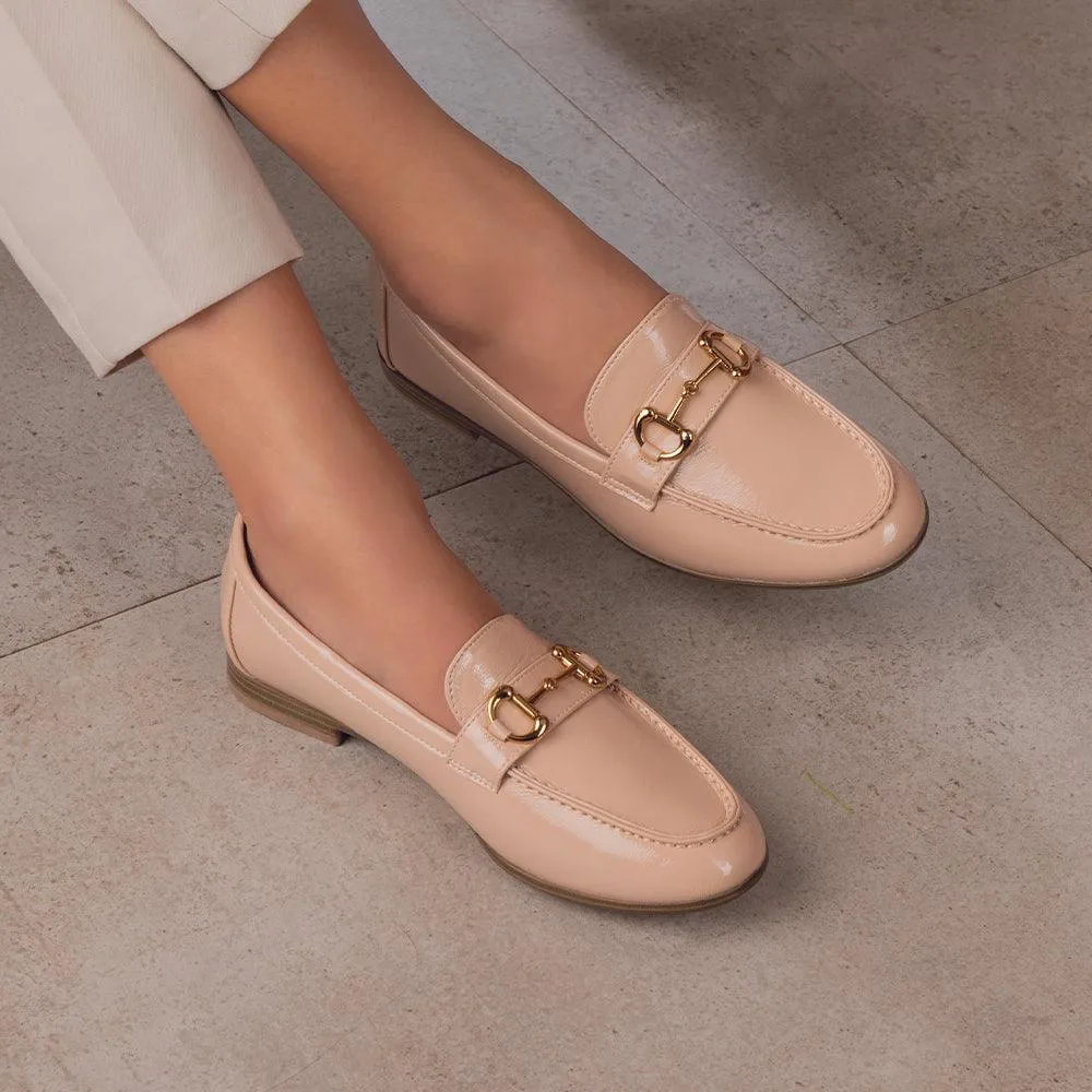 Loafers Vs Oxfords The Sigor Beige Women's Dress Loafers Tresmode