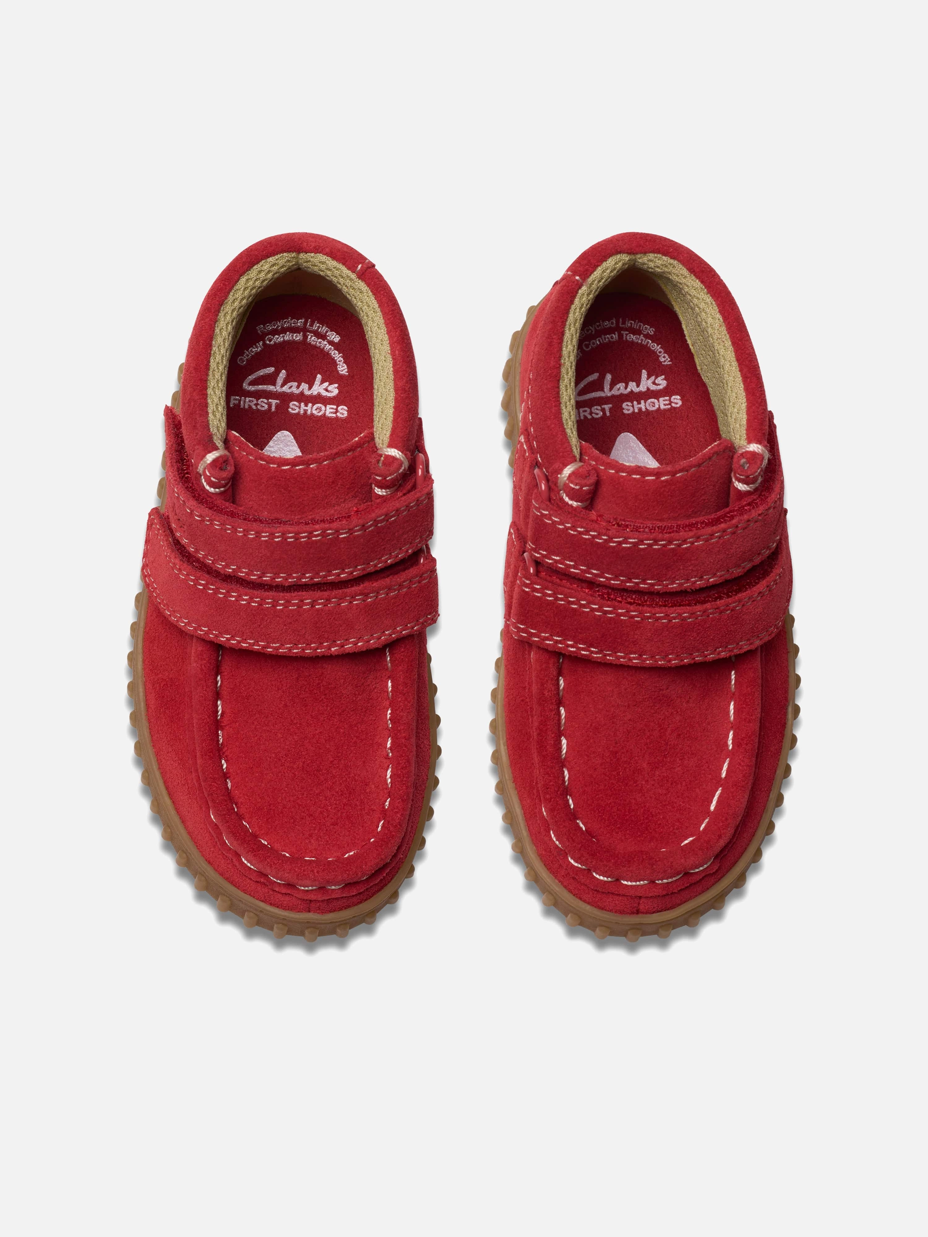 Rhinestone Cowboy Boots Clarks Baby Suede Apple Tor Hill Boots in Red