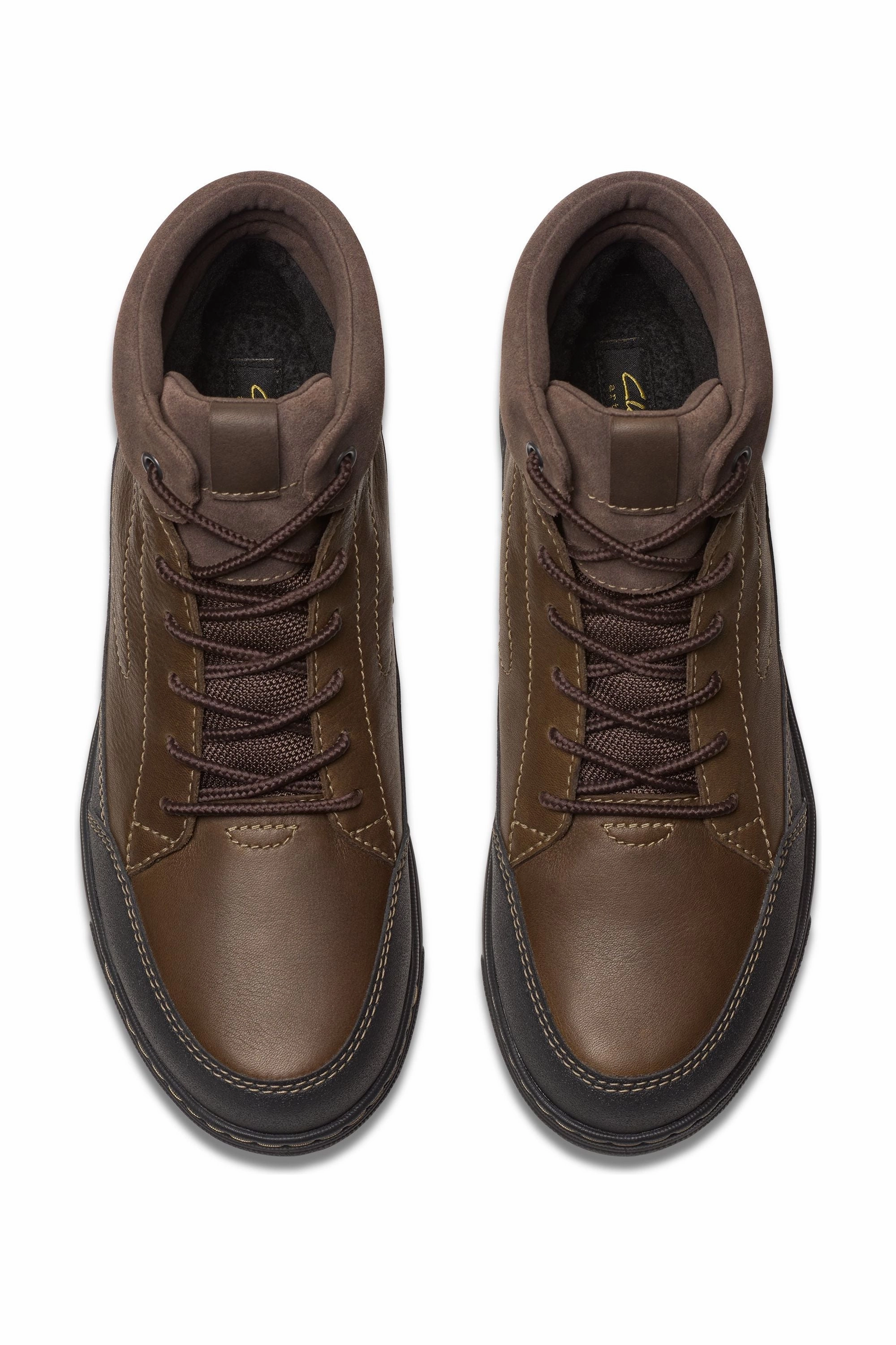 Clarks Mapstone Hi GTX waterproof in Dark Brown Waterproof Covers For Cycling Shoes