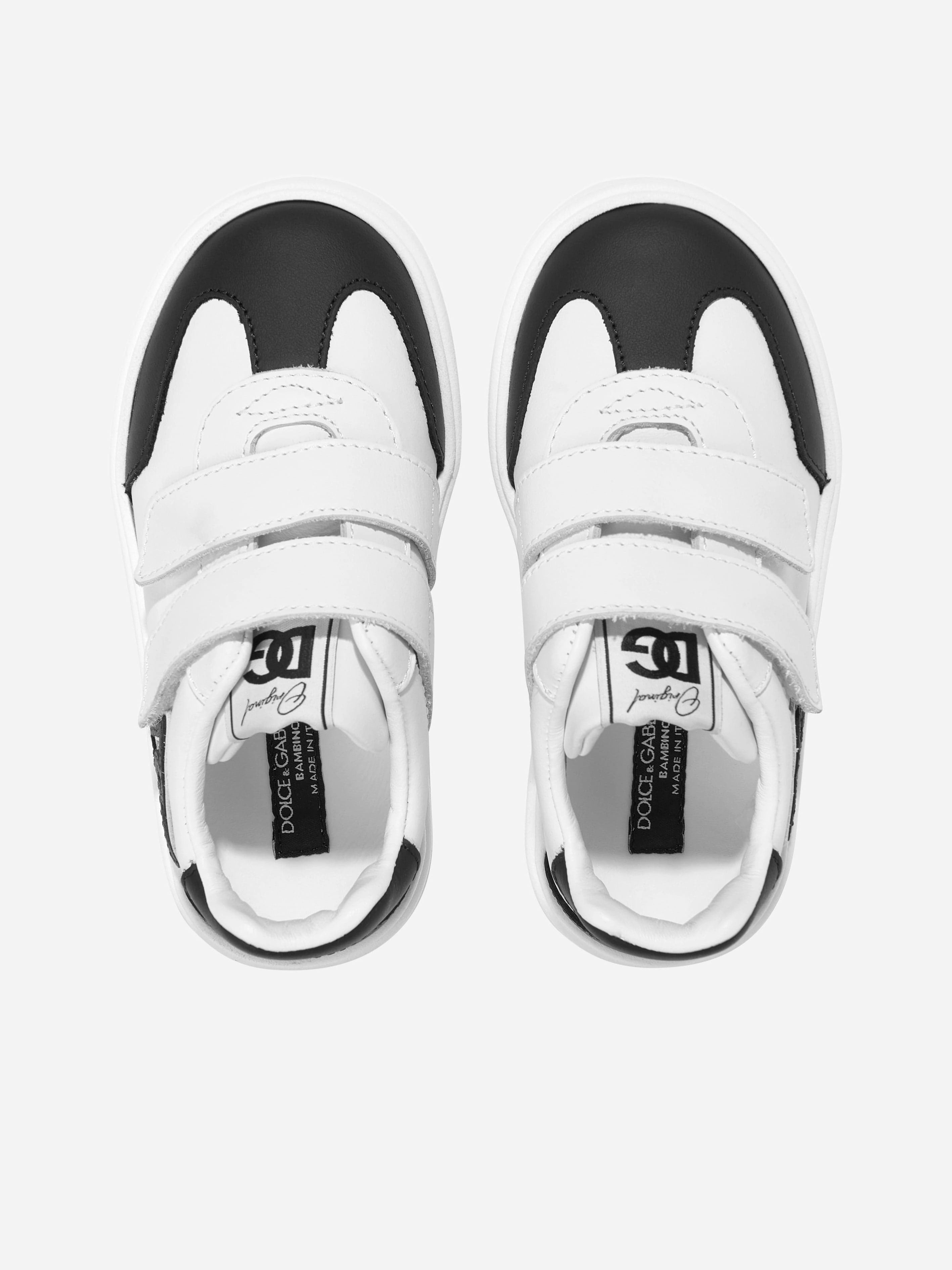 Nordstorm Sneakers Dolce & Gabbana Boys Leather Portofino Trainers in White