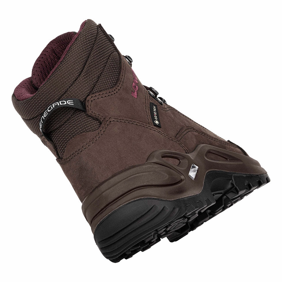 LOWA WOMEN'S RENEGADE GTX MID - ESPRESSO Moab Hiking Shoes