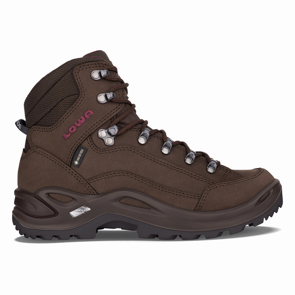 LOWA WOMEN'S RENEGADE GTX MID - ESPRESSO Ivo Trail Breeze Hiking Shoes