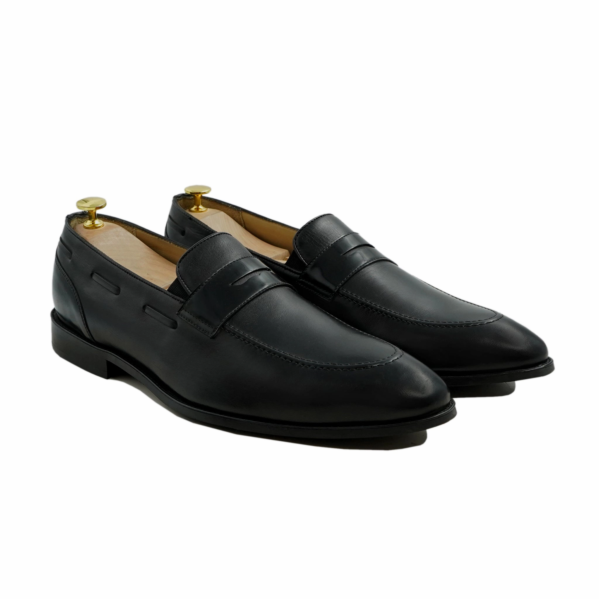 Loafers Guide Albuquerque - Men's Black Calf Leather Loafer
