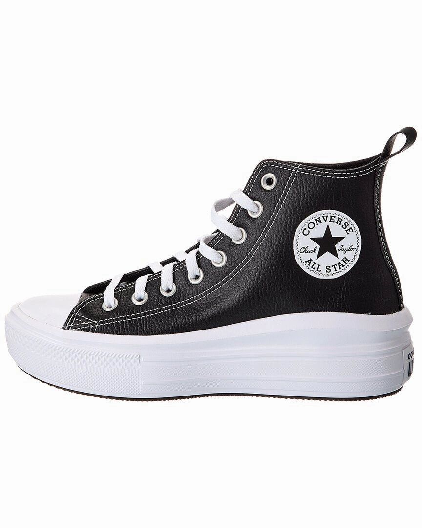 Turquoise Sneakers Converse Chuck Taylor All Star Move Leather High-Top Sneaker