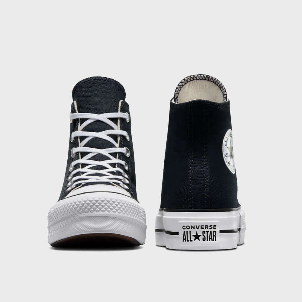 Sneakers That Goes With Everything Converse Womens All Star Platform High Top Sneakers Black
