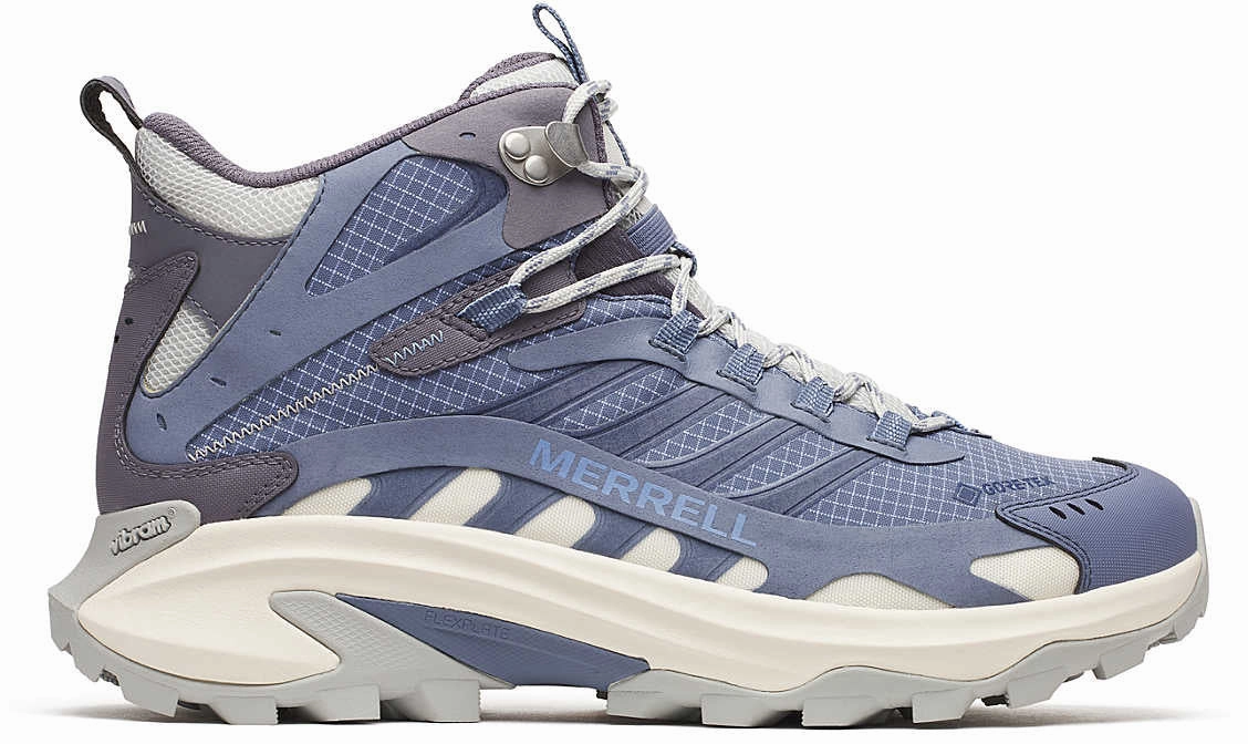Merrell Moab Speed 2 Mid GORE-TEX Mens Walking Shoes - Blue Terrex Conrax Boa Rain.rdy Hiking Shoes