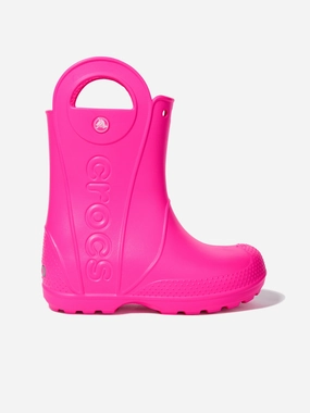 Eddie Bauer Hiking Boots Crocs Girls Handle It Rain Boots in Pink