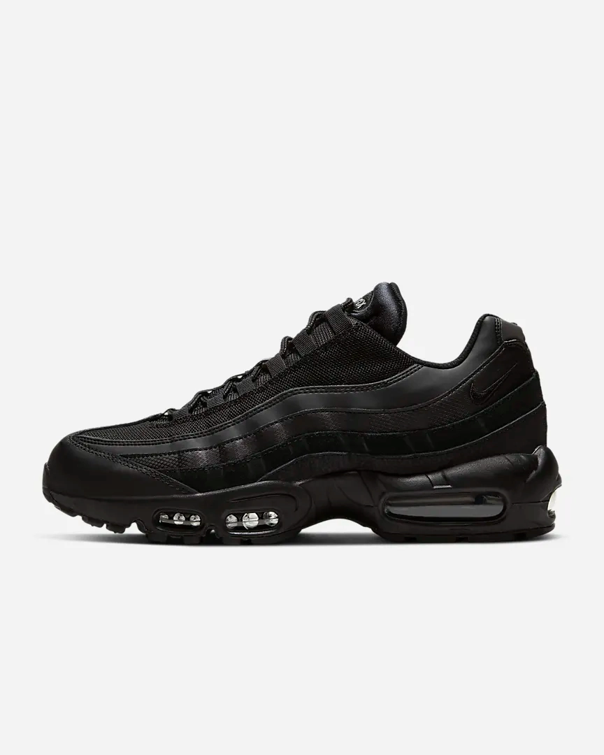 Nike Best Shoes Nike Men's Air Max 95 Essential Shoes - Black / Dark Grey