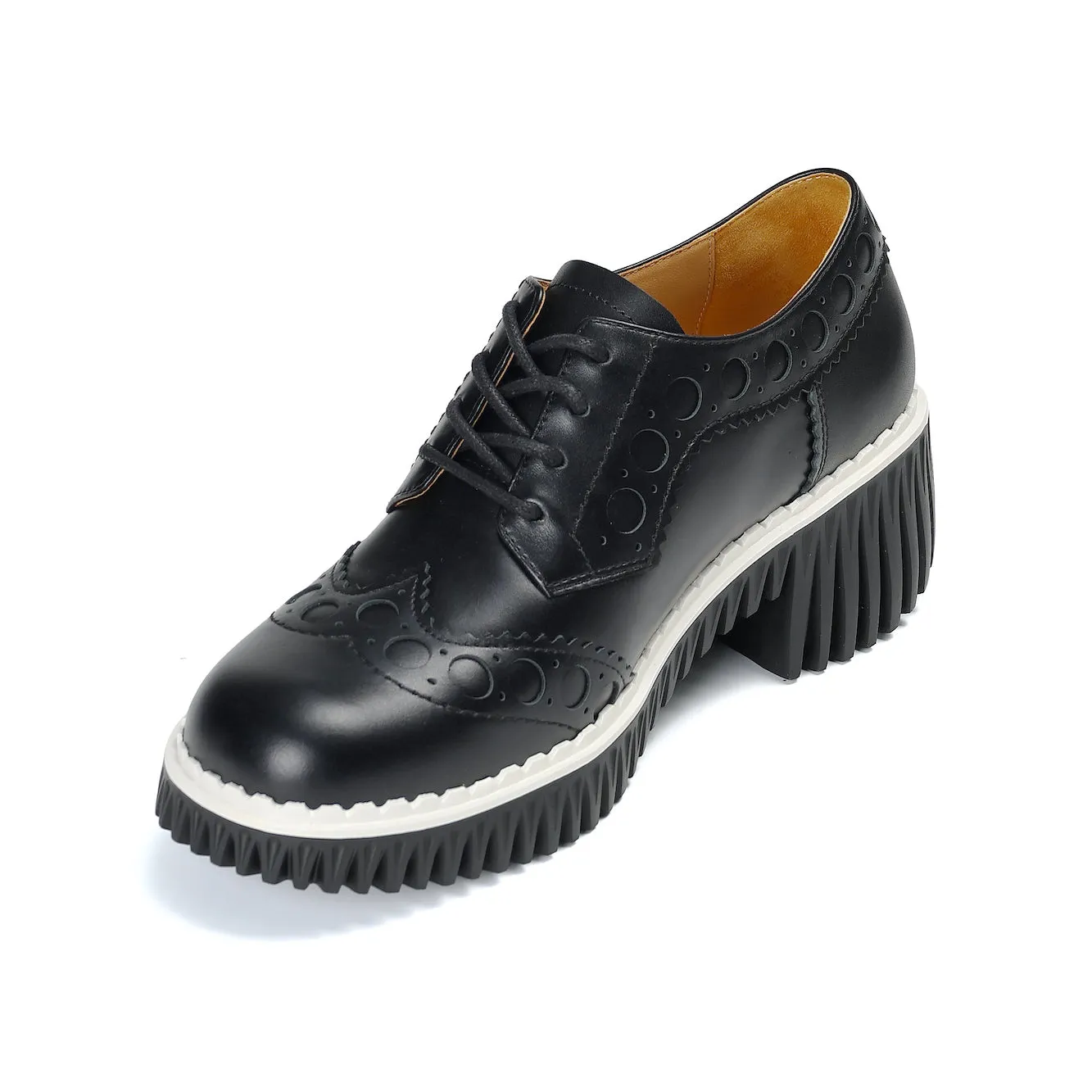 Claremont Brogue Oxford PLITA WIND BLACK