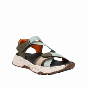 Taos Women's Super Z Walking Sandal - Sage/Olive Multi Waterproof All Terrain Hiking Shoes