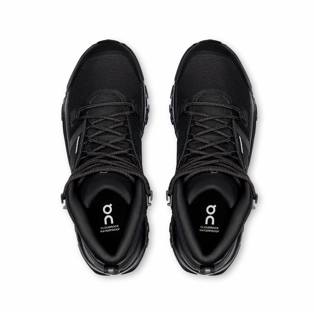 ON Womens Cloudrock Mid Waterproof - Walking Golf Shoe Waterproof Warranty