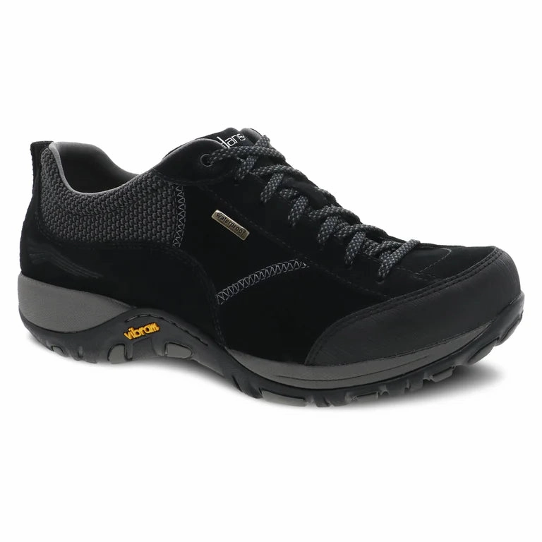 Hiking Shoes Iceland Dansko Women's Paisley Waterproof Sneaker (Wide) - Black