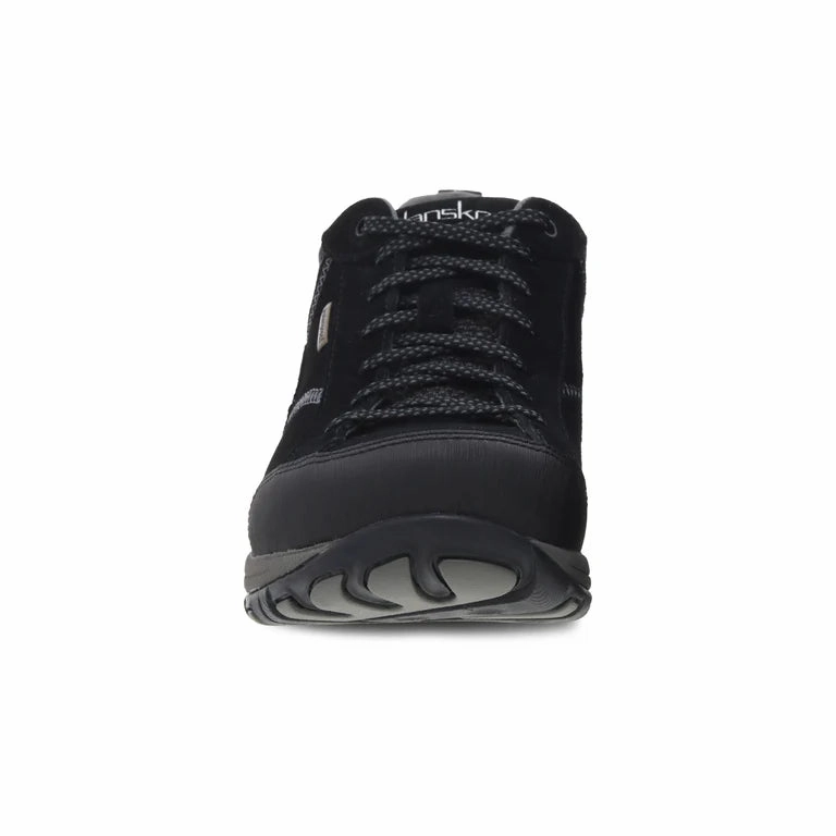 Dansko Women's Paisley Waterproof Sneaker (Wide) - Black Best Hiking Shoes For Muddy Conditions