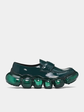 Dark Green 'Jewelry' Loafer Sneakers (JEWELRY-1369-DARK-GREEN) Do Loafers Stretch