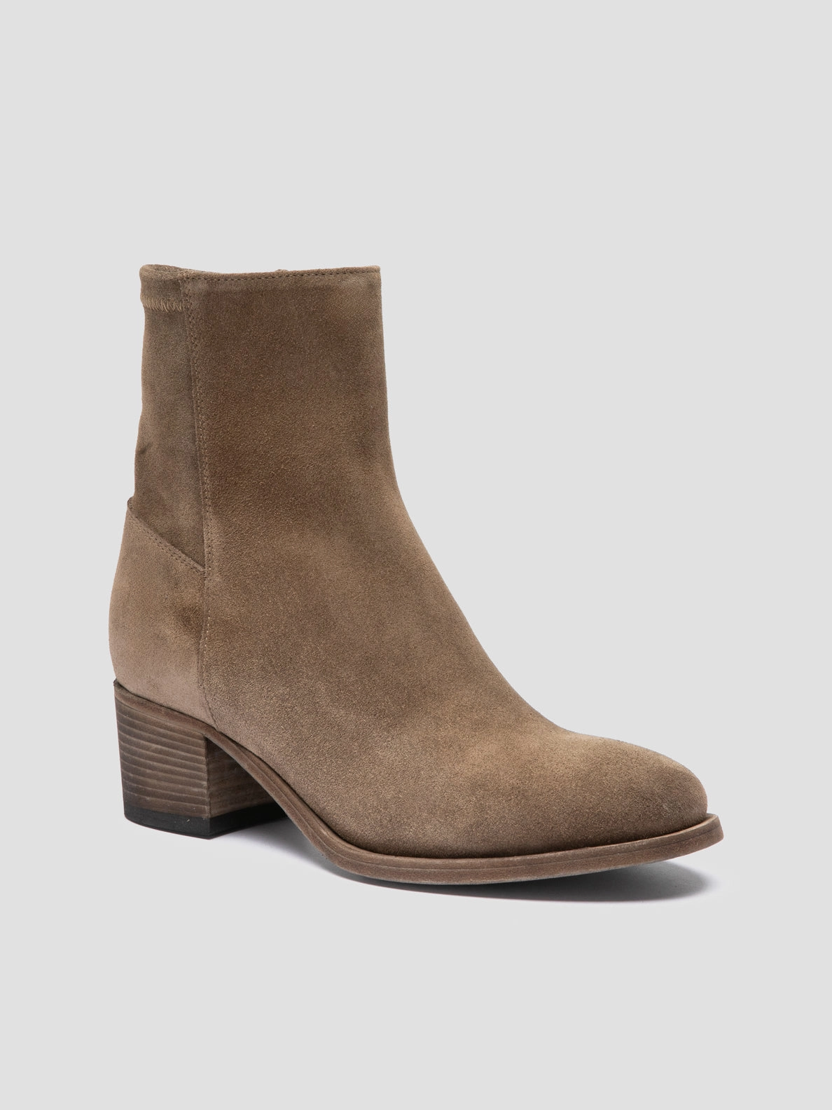 Joan Of Arctic Snow Boot DENNER 127 - Taupe Suede Zipped Boots