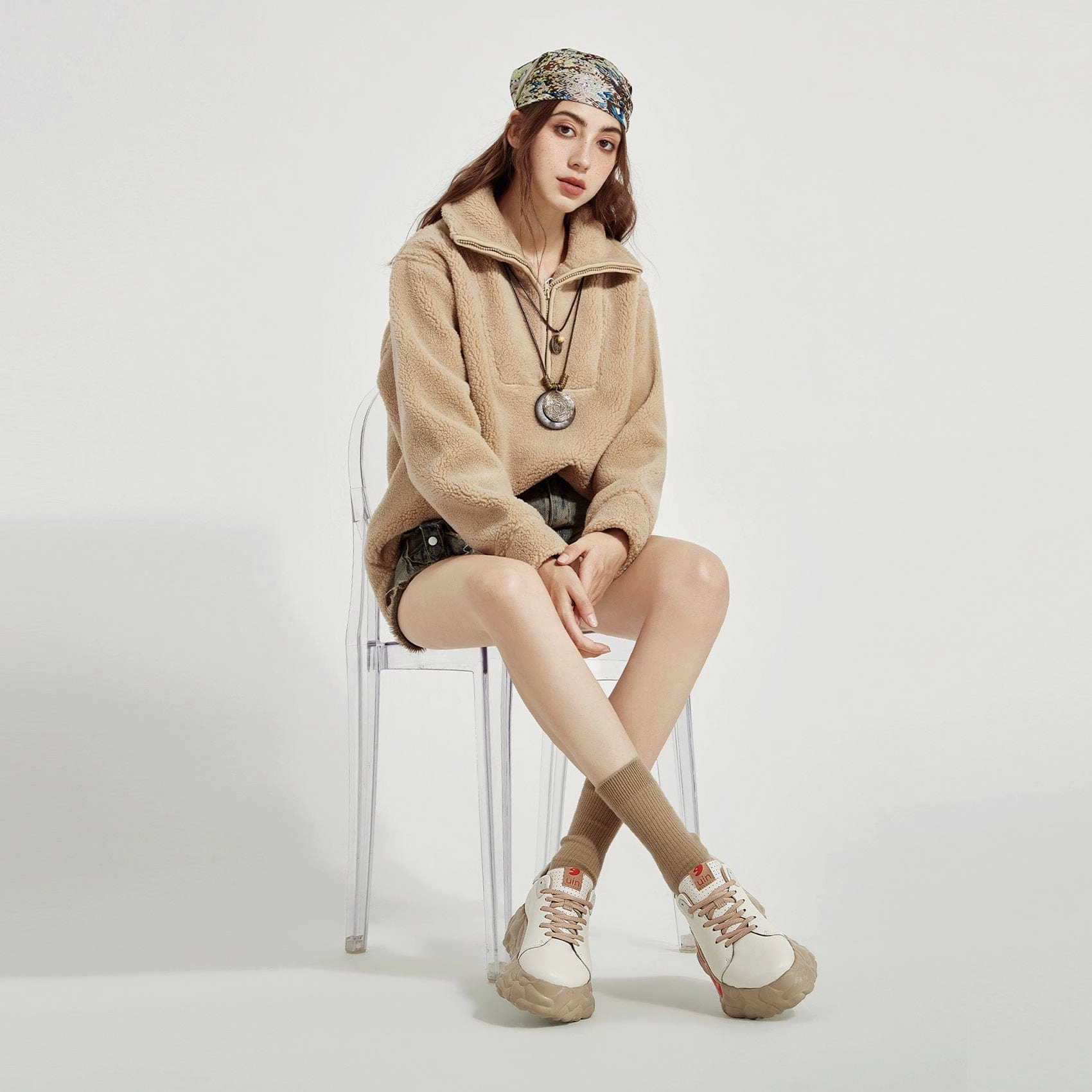 Beige Sanamolls II Women Best All Around Gym Climbing Shoe