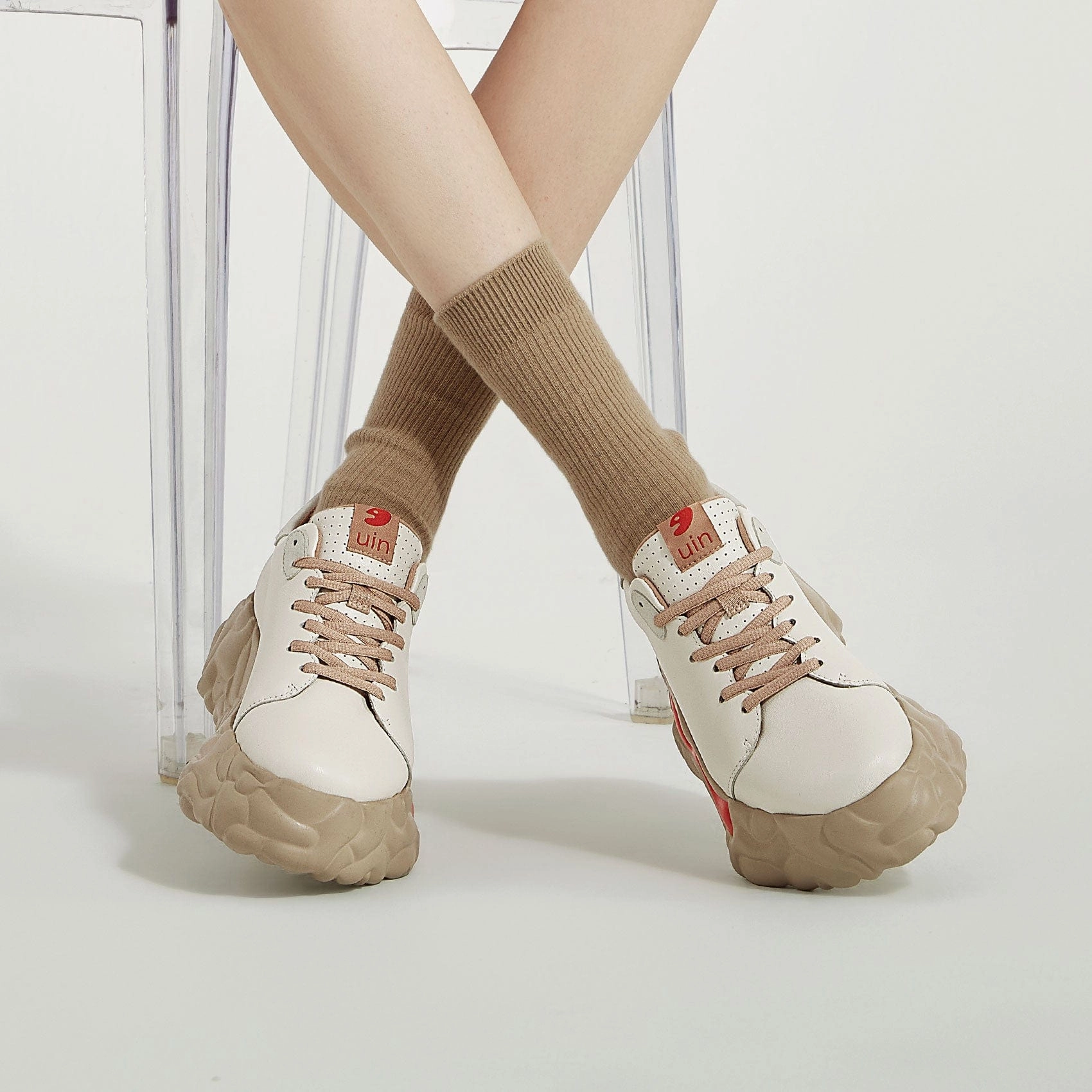 Mura Rock Climbing Shoes Beige Sanamolls II Women