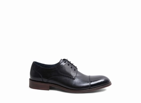 Oxfords Or Brogues DERIUN BLACK LEATHER
